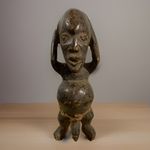 Authentic African art Wood mask    Statue  Tribal Figure 