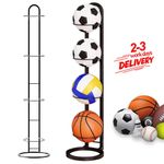 Basketball Ball Storage Rack Football Volleyball Basket Stand Holder Organizer