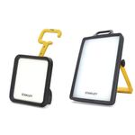 Stanley Floodlight Integrated LED Work Area Panel Light - Black Litecraft       