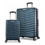 Samsonite Precision DLX Hardside 2 Piece Suitcase|Luggage Set in Blue