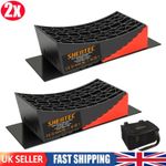 2x Levelling Ramps Level Up Motorhome Caravan Heavy Duty Ramps Kit w/Storage Bag