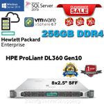 HP Proliant DL360 Gen10 G10 44Core 6152 256GB DDR4 1.92TB SSD 8x1.2TB SA 2.5 LOT