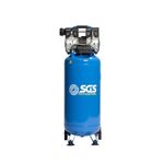 SGS Vertical 50L Air Compressor Pro Silent, Low Noise 1HP 4.5CFM Wheels & Handle