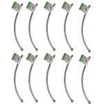 10 Pack XFITTING 3/8" OD Compression x 1/2" FNPT Faucet Supply Line, 18" Long