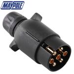 Maypole 12N Type 7 Pin Plastic Trailer Caravan Plug Wiring Lights 12v Trailer