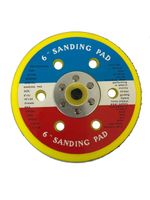 150MM 6" HOOK AND LOOP SANDING POLISHING BACKING PAD AIR PALM SANDER RDGTOOLS