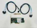 9300-8i 12Gbps SAS HBA IT Mode Controller Card + 2× SFF-8643 SATA Cables Free UK