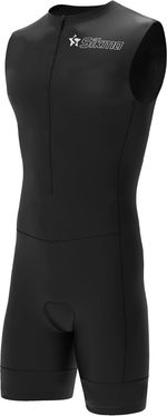 Mens Triathlon Suit Cycling Running Swimming Compression Sleeveless Skinsuit