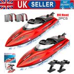 2X Fast Racing Boat Remote Control 20+ MPH High Speed RC Boats 2.4Ghz Radio Cont
