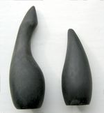 HORN LONGBOW NOCKS - ideal for making your own Longbow. Water Buffalo