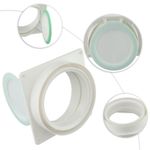 White Check Valve for Pipe Air and Water Smooth Easy Installation