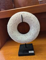 Hand Beaded Tikar Clay Bangle From Cameroon