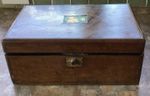 XL Antique 19thC Writing Slope Victorian 4 Restoration Secret Drawer Ink Bottles