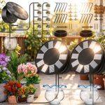 2 Pack Solar irrigation system for balcony/garden, 9 programs, 10m hose Outdoor