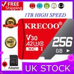 256GB Micro SD Card Memory U3 V30 Class 10 For DJI Mini 3 Drone Camera 4K Video