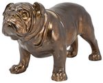 Bulldog Ornament Dog Bronze Resin Sculpture Figurine Statue Gift Large 26cm SALE