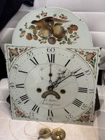 Antique 8 Day Longcase Movement And Dial 16.5ins X 12ins