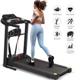Treadmill Electric Massager & Incline Foldable Motorized Running Machine Home UK