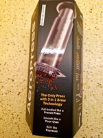 AeroPress Steel Portable Stainless Steel Cafetier Espresso Maker 0.3L Silver