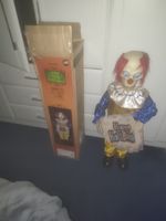 ASDA Halloween 3ft Clown With Happy Halloween Sign; Pan Asian Creations 2025