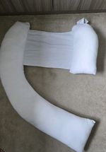 Dreamgenii Pregnancy Support, back, bump, knees and baby feeding Pillow. cotton