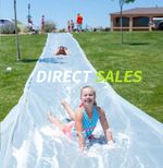 Plastic Tarpaulin Sheet Waterproof Slip and Slide Garden Water Fun Toy pool