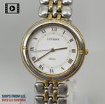 Seiko Lucent Vintage 1991 [N MINT] 7N01-6C60 Gold Roman Qz Men's Watch *N.MINT