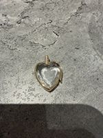 Loquet 14ct Diamond Heart Pendant Yellow Gold