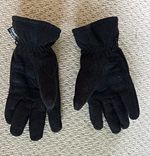 Thinsulate Insulated Slip Resistant Black Fleece Winter Gloves Size S