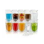 20-1000 Pcs Reusable Clear Strong Spouted Liquid Drink Bag Stand Up Pouch 500ml