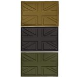 UNION JACK PATCH HOOK & LOOP PVC BADGE UK TACTICAL MORALE ARMY PAINTBALLING 