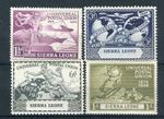 Sierra Leone KGVI 1949 UPU omnibus issue MNH