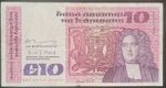 1979 Jonathan Swift £10 Irish Banknote.Central Bank of Ireland.Series B. Type 17