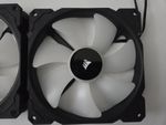 2x Corsair 140mm AIO CPU fans Rgb Silent Very Good Condition