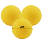 Volleyball Game Replacement Balls 2PCS for Roundnet Sports Yellow 9CM 12 5CM