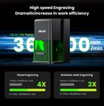 DAJA C1 Ultra Laser Engraver Galvanometer-based More Fast Power Mini - UK Seller
