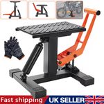 Adjustable Motocross Lift Stand Motorcycle Hydraulic Jack Dirt Bike 440Lbs Tool