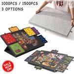 1000pcs/1500pcs Felt Jigsaw Puzzle Board Tilting Portable Lightweight