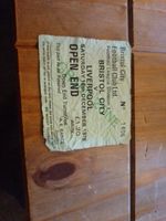 16-12-1978 League Div 1 Bristol City v Liverpool Champions  Ticket Stub