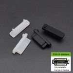 ESATA Dust Plug e-sata PC Laptop Universal Protection Silicone Cover Black/Clear