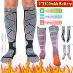 Winter Electric Heated Socks Rechargeable Battery Warm Socks Foot Warmer Outdoor