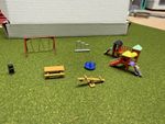 N Gauge 1:148 Scale Playground Play Area Park Climbing Frame, Scenic, Model Rail