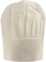 PLAIN WHITE ADULT CHEF HAT