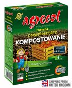 Fertilizer to accelerate the composting. Breaks down organic matter.1KG, AGRECOL