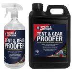 Tent and Gear Waterproof 1 Litre Spray with 2.5L Refill Spear and Jackson