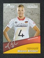 12171 Maren Brinker Volleyball DVV Autograph Card Original Signed