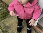 Pink Toddler Burberry Jacket