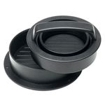 Burger Patties Meatballs Press Maker Non Stick Coating Black Kitchen