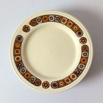 Set of 6  1970s Kiln Craft "Midas" Ceramic Plates