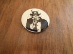 Vietnam War Anti-war Protest Uncle Sam Gunpoint Button Pinback Original 1 3/4"